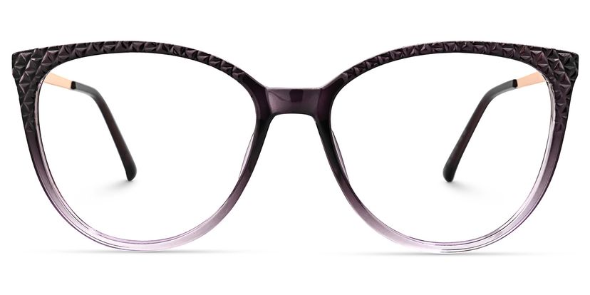 Dagmar Dunkellila Quadratisch Brille