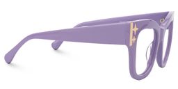 Minfia Lila Quadratisch Brille3