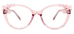 Weston Rosa Klar Cateye Brille0
