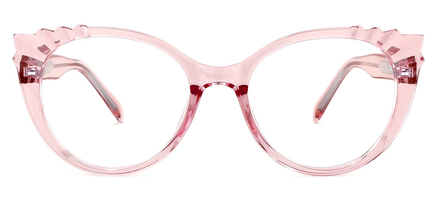 Weston Rosa Klar Cateye Brille0