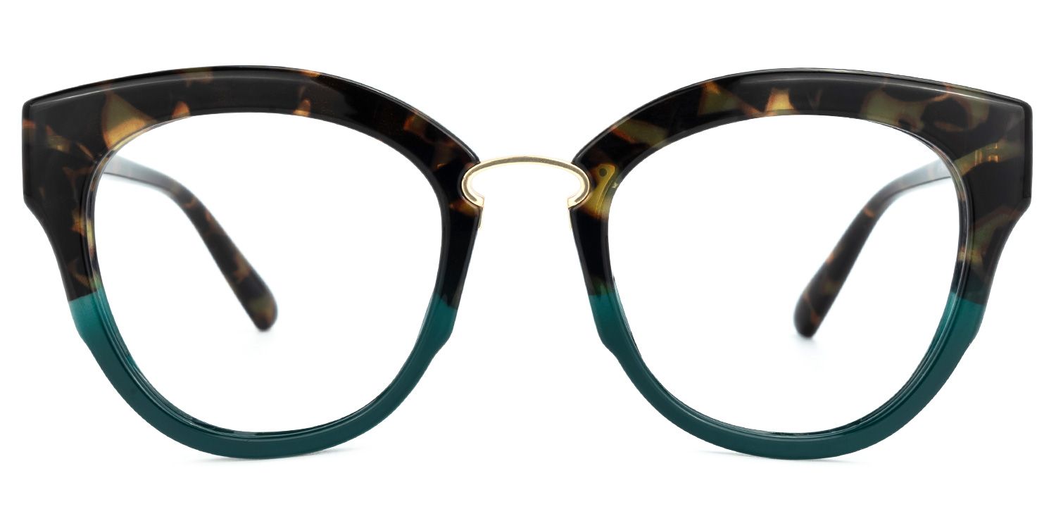 Ruthann Schwarze Tortoise Cateye Brille0