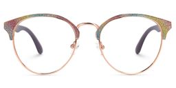 Kathleen Bunt Browline Brille0