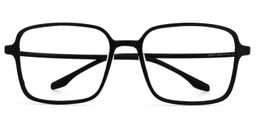 Quentrell Schwarz Quadratisch Brille0