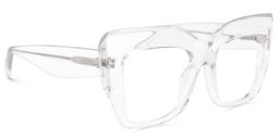 Charmaine Klar Cat Eye Brille2