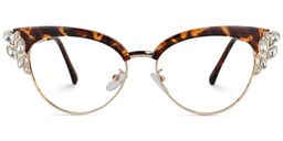Hearn Tortoise Cateye Brille0