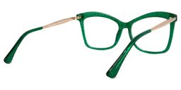 Isaebella Grün Cateye Brille4