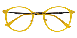 Ivy Gelb Rund Brille4