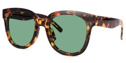 Roxanne Schildkröte Quadratische Sonnenbrille1
