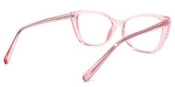 Yoselin Rosa Klar Cateye Brille4