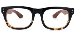 Mattias Tortoise Rechteckige Brille0
