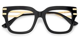 Lidia Schwarz Quadratisch Brille3