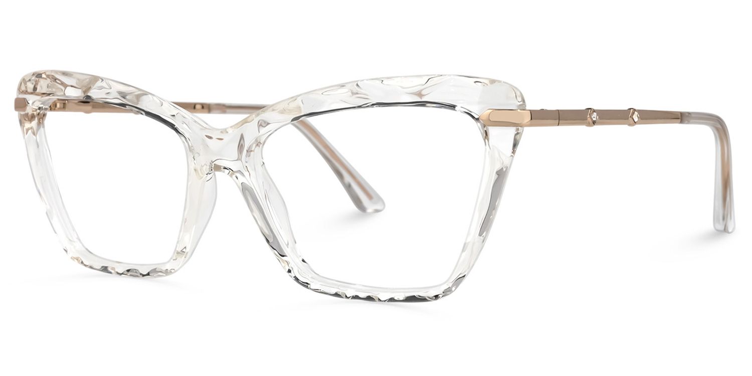 Juliet Klar Cat Eye Brille1