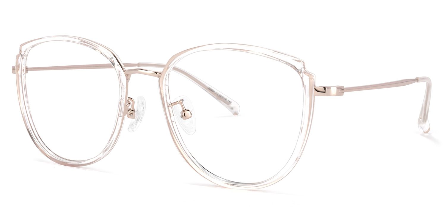 Reagan Gold Cateye Brille1