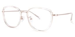 Reagan Gold Cateye Brille1