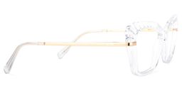 Sophie Weiß Klar Cateye Brille3