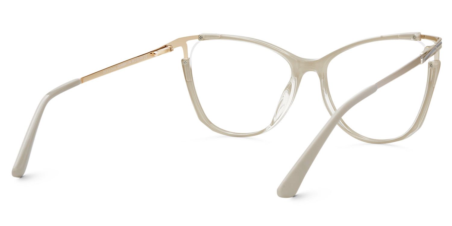 Pace Beige Cateye Brille2