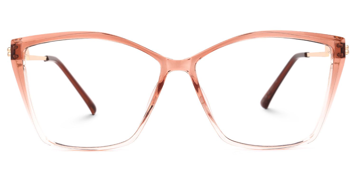 Gannon Orange Quadratisch Brille0