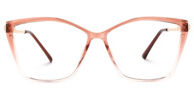 Gannon Orange Quadratisch Brille