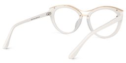 Carol  Weiß Cat Eye Brille3
