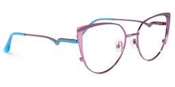 Jona Lila Blau Cateye Brille2