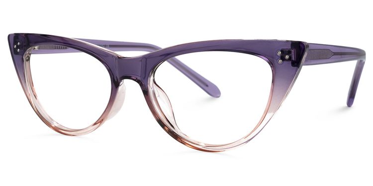Zachry Lila-Rosa Cateye Brille