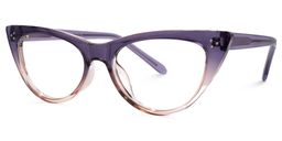 Zachry Lila-Rosa Cateye Brille1