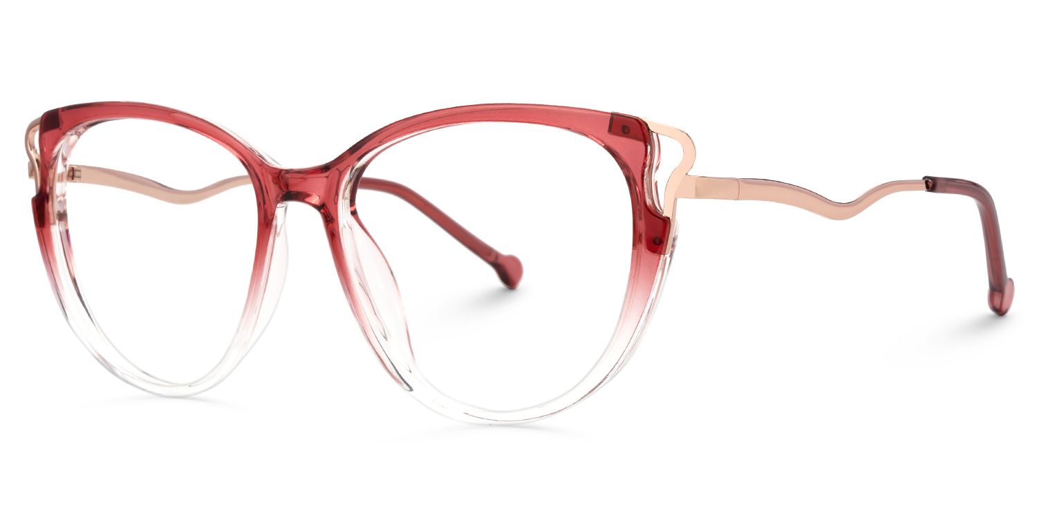 Chapman Rot Cateye Brille1