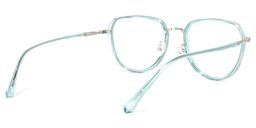 Nash Blau Geometrisch Brille4
