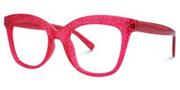 Santiago Rosa Lila Cat Eye Brille1