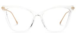 Hilary Klar Schmetterling-Form Brille0