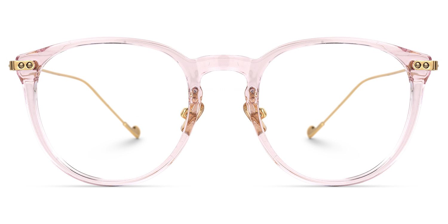 Maruchy Rosa Klar Rund Brille0