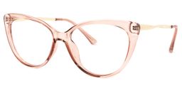Marcus Beige Klar Cateye Brille1