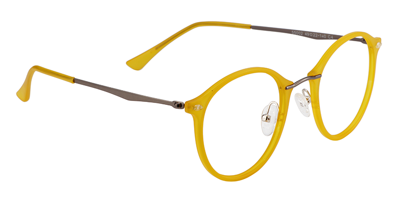 Ivy Gelb Rund Brille2