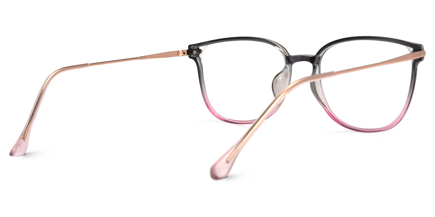 Hartwell Grau-Rosa Cateye Brille2