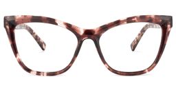 Raegan Blumenmuster Cat Eye Brille0