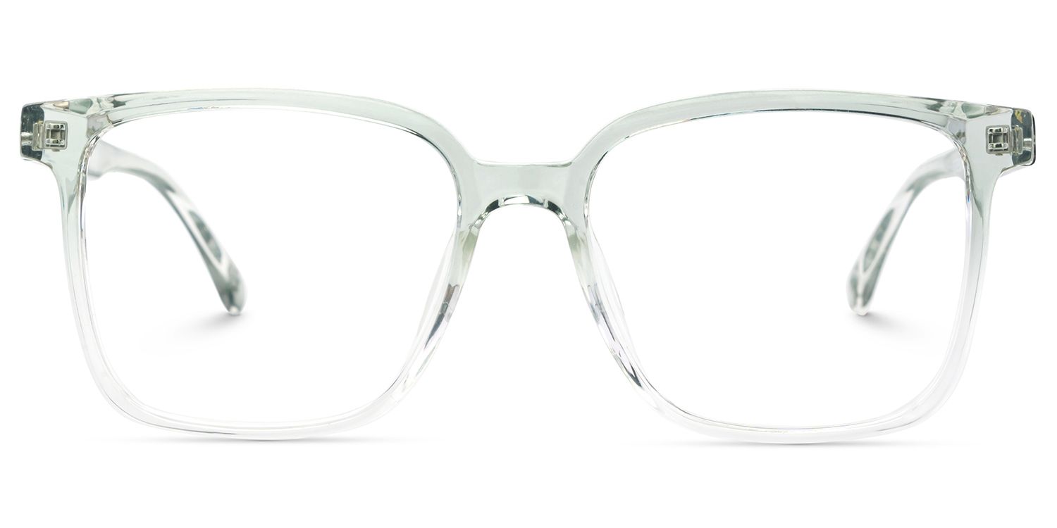 Elihu Grün Klar Quadratisch Brille0