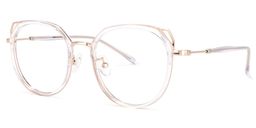 Ofelia Gold Cateye Brille1