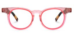 Yasser Rosa Klar Rund Brille0