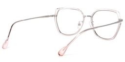 Lea Rosa Klar Geometrisch Brille4