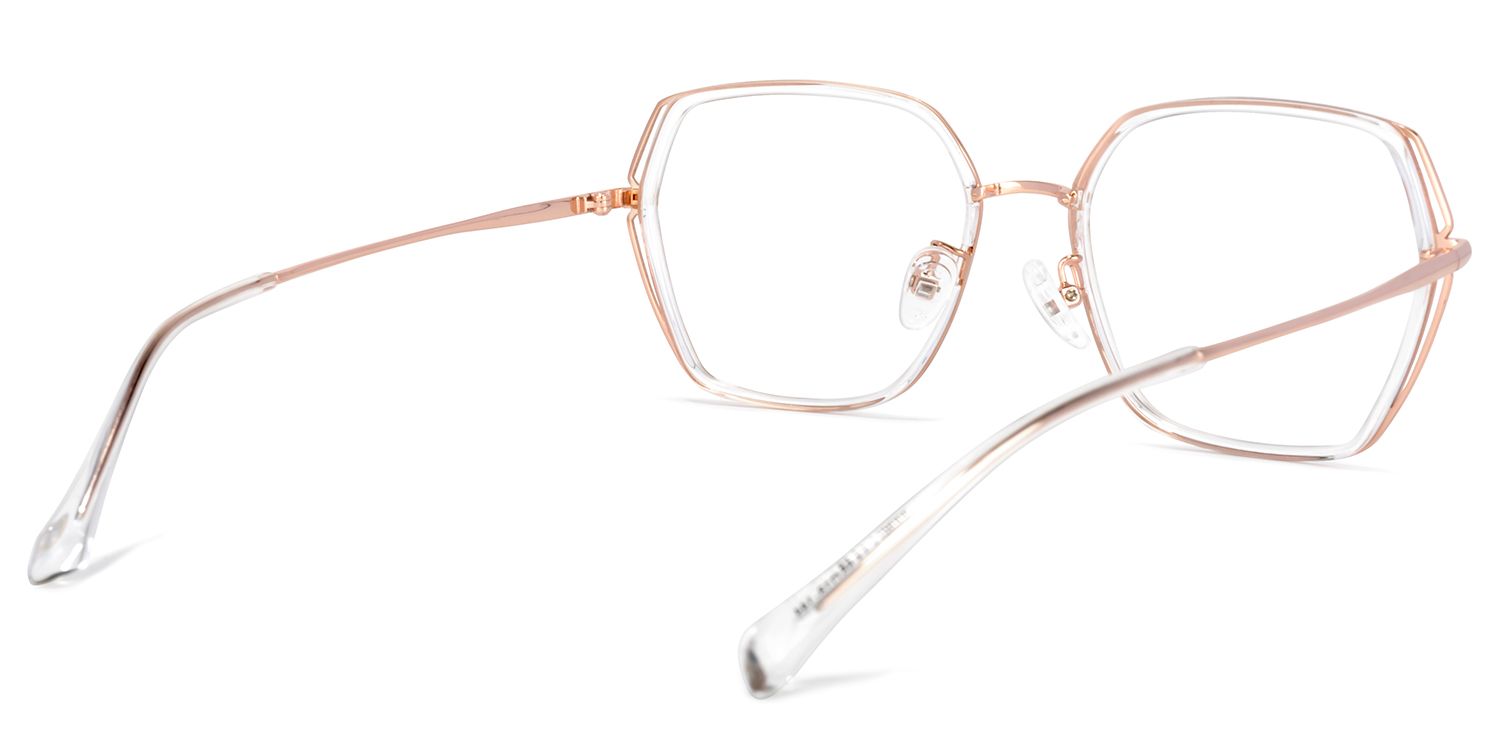 Uan Gold Geometrisch Brille4