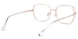 Uan Gold Geometrisch Brille4