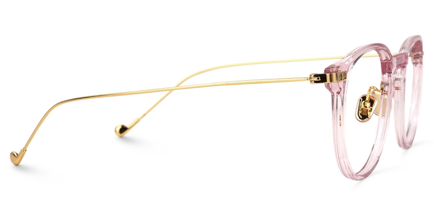 Maruchy Rosa Klar Rund Brille3