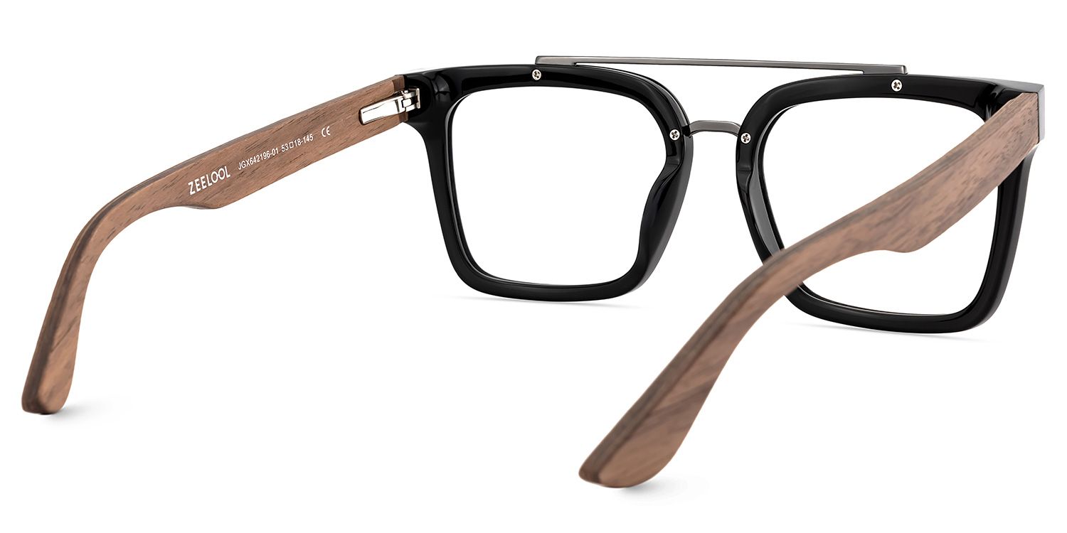 Pascal Schwarz Pilot Gemischte-Materialien Brille5