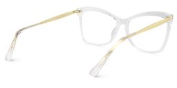 Isaebella Klar Schmetterling-Form Brille4