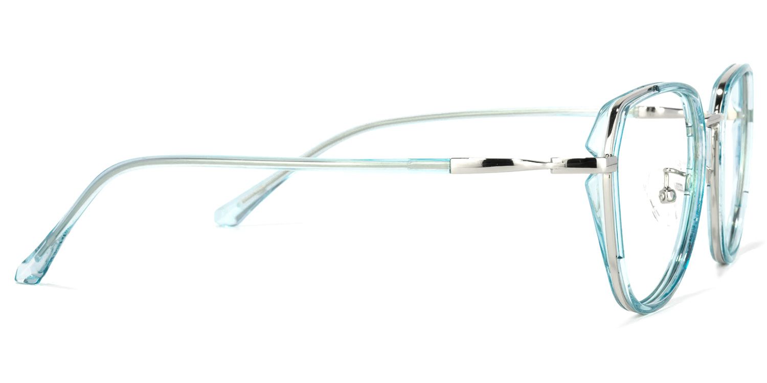 Nash Blau Geometrisch Brille3