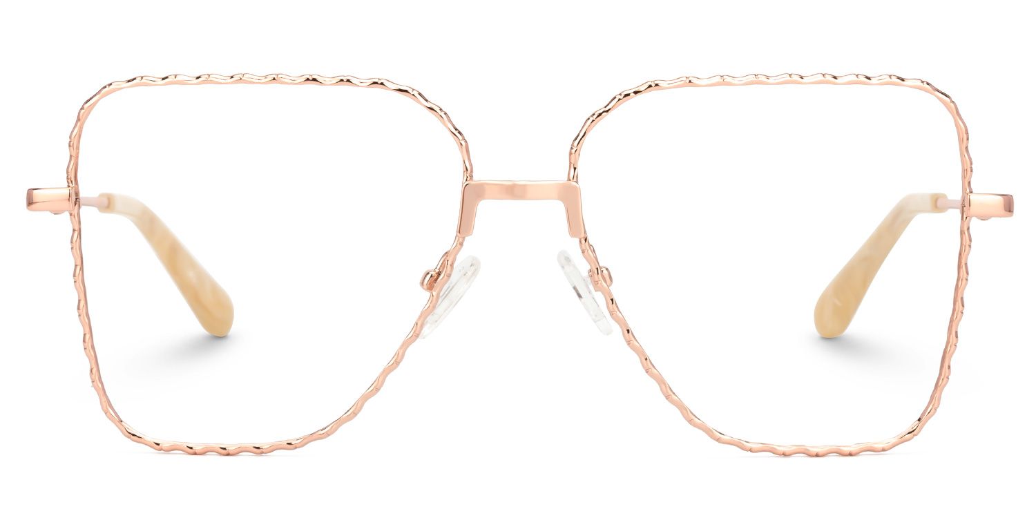 Teri Rosa-Gold Pilot Brille0