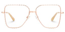 Teri Rosa-Gold Pilot Brille0