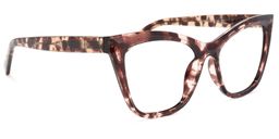 Raegan Blumenmuster Cat Eye Brille2