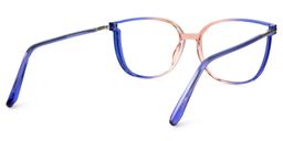 Walden Blau-Orange Quadratisch Brille3