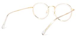 Yahya Gold Rund Brille4